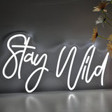 TONGER® Stay Wild Wall LED Neon Sign Light