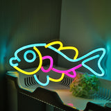 TONGER® Fish Wall LED Neon Sign Light