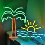 TONGER® Beachy Wall LED Neon Sign Light