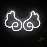 TONGER® Anger Wings Wall LED Neon Sign Light