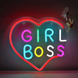 TONGER® Girl boss Wall LED Neon Sign Light