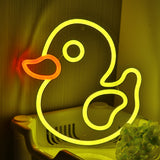 TONGER® Rubber Ducky Wall LED Neon Sign Light
