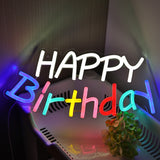 TONGER® Happy Birthday Wall LED Neon Sign Light