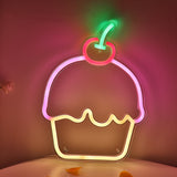 TONGER® Cupcake Wall LED Neon Sign Light