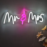 TONGER® Mr &Mrs Wall LED Neon Sign Light