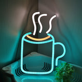 TONGER® Coffee Mug Wall LED Neon Sign Light