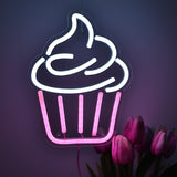 TONGER® Cupcake Wall LED Neon Sign Light