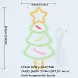TONGER® Christmas Tree Wall LED Neon Sign Light