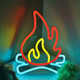 TONGER® Fire Wall LED Neon Sign Light
