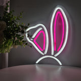 TONGER® Rabbit Ears Wall LED Neon Sign Light