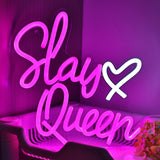 TONGER® Slay Queen Wall LED Neon Sign Light