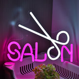 TONGER® Hair Salon Sissors Wall LED Neon Sign Light