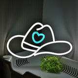 TONGER® Cowboy Hat Wall LED Neon Sign Light
