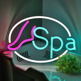 TONGER® Foot Spa Wall LED Neon Sign Light