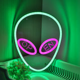 TONGER® Alien Open Wall LED Neon Sign Light
