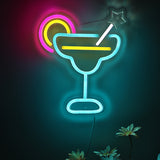 TONGER® Cocktails Wall LED Neon Sign Light