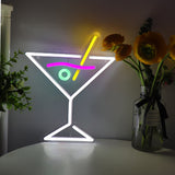 TONGER® Cocktail Wall LED Neon Sign Light