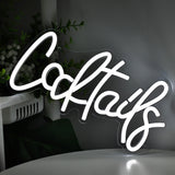 TONGER® Cocktails Wall LED Neon Sign Light