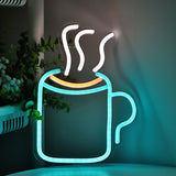 TONGER® Coffee Mug Wall LED Neon Sign Light