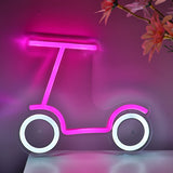 TONGER® Scooter Wall LED Neon Sign Light