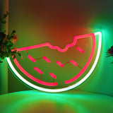 Watermelon Wall LED Neon Sign Light, Can be hang on the wall,Powered by USB