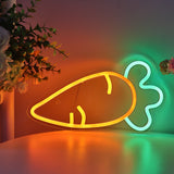 TONGER® Carrot Wall LED Neon Sign Light