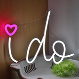 TONGER® I Do Wall LED Neon Sign Light
