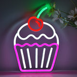 TONGER® Melting Cupcake Wall LED Neon Sign Light