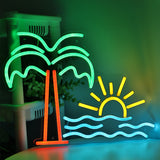TONGER® Beachy Wall LED Neon Sign Light