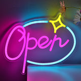 TONGER®  Open Star-Shaped Wall LED Neon Sign Light