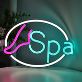 TONGER® Foot Spa Wall LED Neon Sign Light