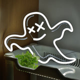 TONGER® Ghost Wall LED Neon Sign Light For Halloween Decoration