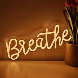TONGER® Warm White Breathe Wall LED Neon Sign Light
