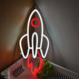 TONGER® Rocket Wall LED Neon Sign Light