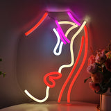 TONGER® Heartbroken Girl Wall LED Neon Sign Light