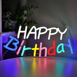 TONGER® Happy Birthday Wall LED Neon Sign Light