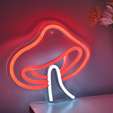 TONGER® Mushroom Wall LED Neon Sign Light