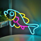TONGER® Fish Wall LED Neon Sign Light