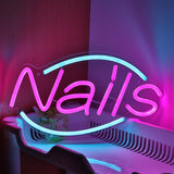 TONGER® Nails Wall LED Neon Sign Light
