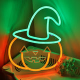 TONGER® Pumpkin Wall LED Neon Sign Light