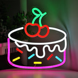 TONGER® Cherry Cake Wall LED Neon Sign Light