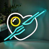 TONGER® Love Food Wall LED Neon Sign Light