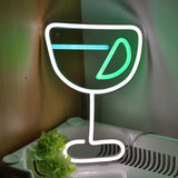 TONGER® Cocktails Wall LED Neon Sign Light