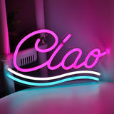 TONGER® Ciao Wall LED Neon Sign Light