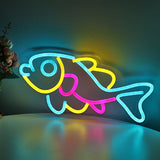 TONGER® Fish Wall LED Neon Sign Light