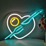 TONGER® Love Food Wall LED Neon Sign Light