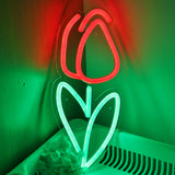 TONGER® Dutch Tulip Wall LED Neon Sign Light
