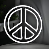 TONGER® Peace Wall LED Neon Sign Light