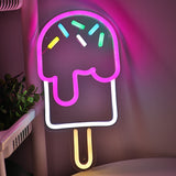 TONGER® Popsicle Wall LED Neon Sign Light