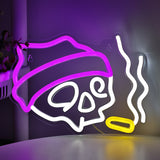TONGER® Skull Wall LED Neon Sign Light